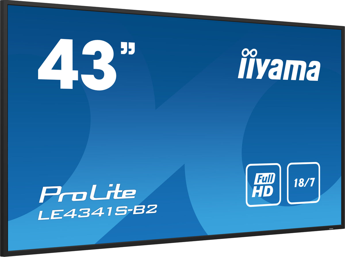 iiyama PROLITE LE4341S-B2 Platt skärm för digital skyltning