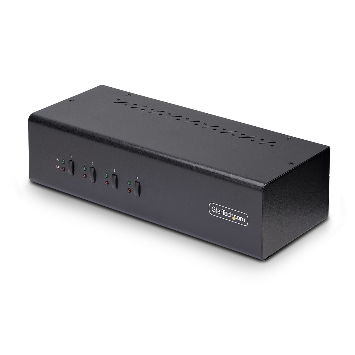 StarTech.com DisplayPort KVM-switch med fyra portar för dubbla bildskärmar
