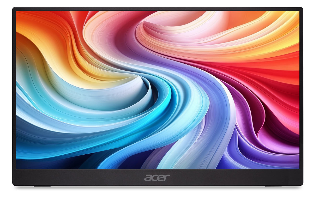 Acer PM161QB1bmiuux Bärbara monitor Svart - 15.6"
