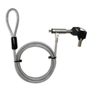 Techly IQ-LOK-15-K kabellås Silver 1,8 m