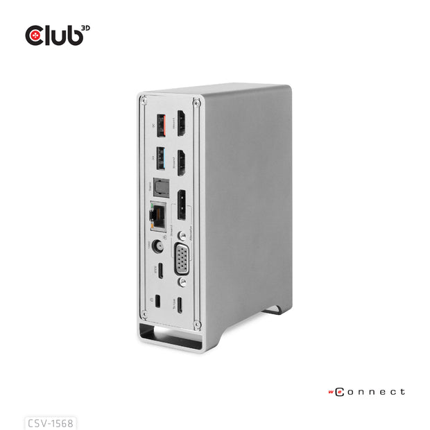CLUB3D CSV-1568 dockningsstationer för bärbara datorer Dockning USB 3.2 Gen 2 (3.1