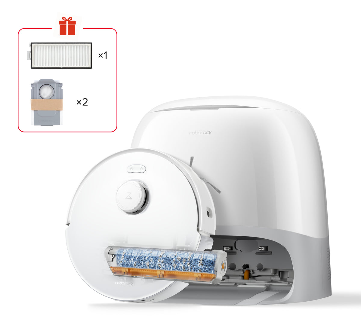 Roborock Qrevo Curv 2 FlowX 0,324 l Vit