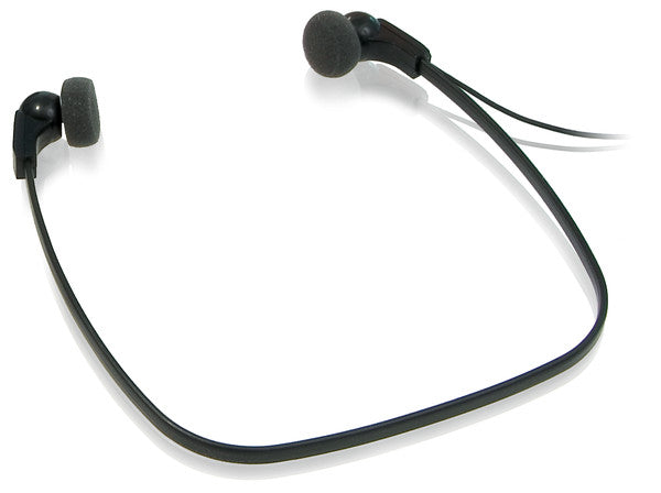 Philips LFH0334 Hörlurar Kabel Under hakan Musik Svart