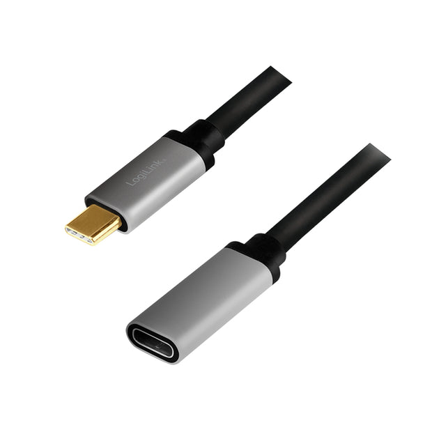 LogiLink CUA0105 USB-kablar USB 3.2 Gen 2 (3.1 Gen 2) 0,5 m USB C 10 Gbit/s Svart