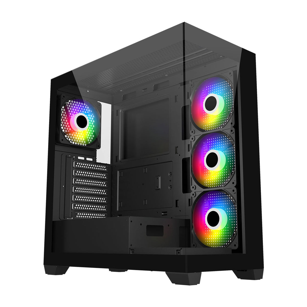 FSP M340-BA Midi Tower Svart