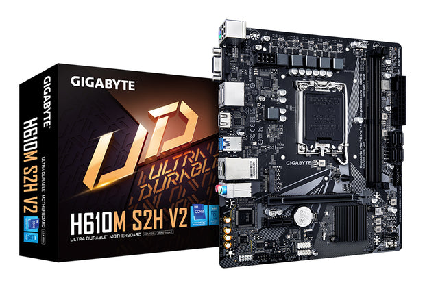 GIGABYTE H610M S2H V2 moderkort Intel H610 Express LGA 1700 micro ATX