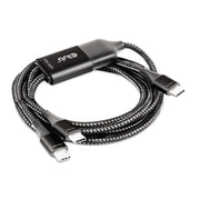 CLUB3D CAC-1527 USB-kablar 1,83 m USB C 2 x USB C 100 W Svart