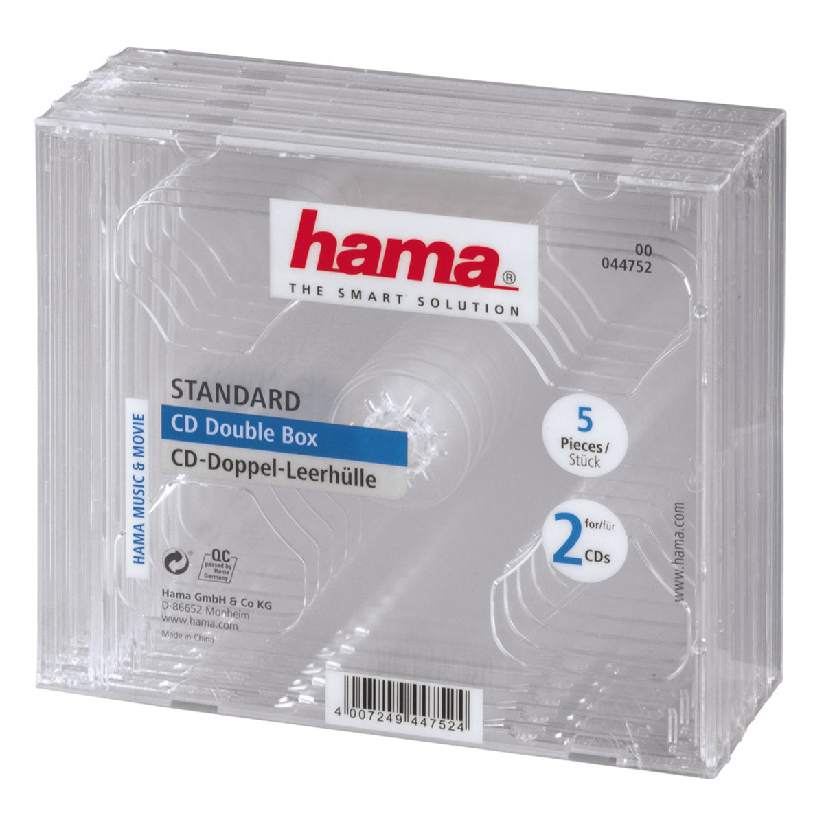 Hama CD Double Jewel Case
