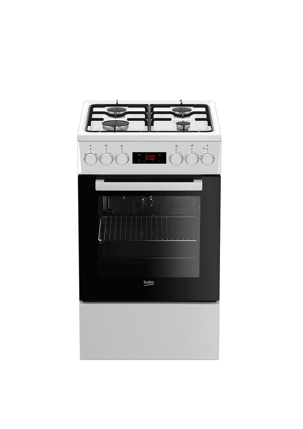Beko FSE52321DWD spis Fristående köksspis gas Vit