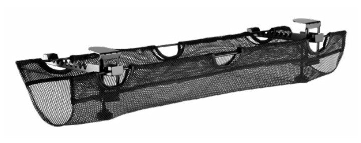 ICY BOX IB-EWA102-CM Bord Kabelränna Svart