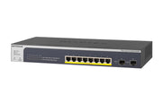 NETGEAR GS510TPP hanterad L2/L3/L4 Gigabit Ethernet (10/100/1000) Strömförsörjning