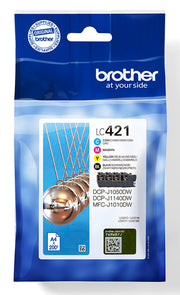 Brother LC421VALDR bläckpatroner Original Svart