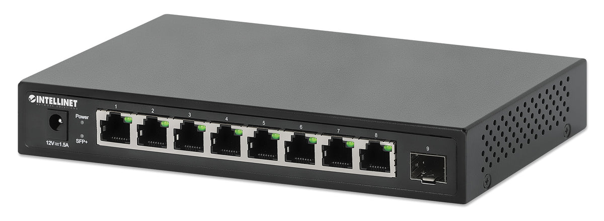 Intellinet 562096 nätverksswitchar Ohanterad 2.5G Ethernet (100/1000/2500) Svart