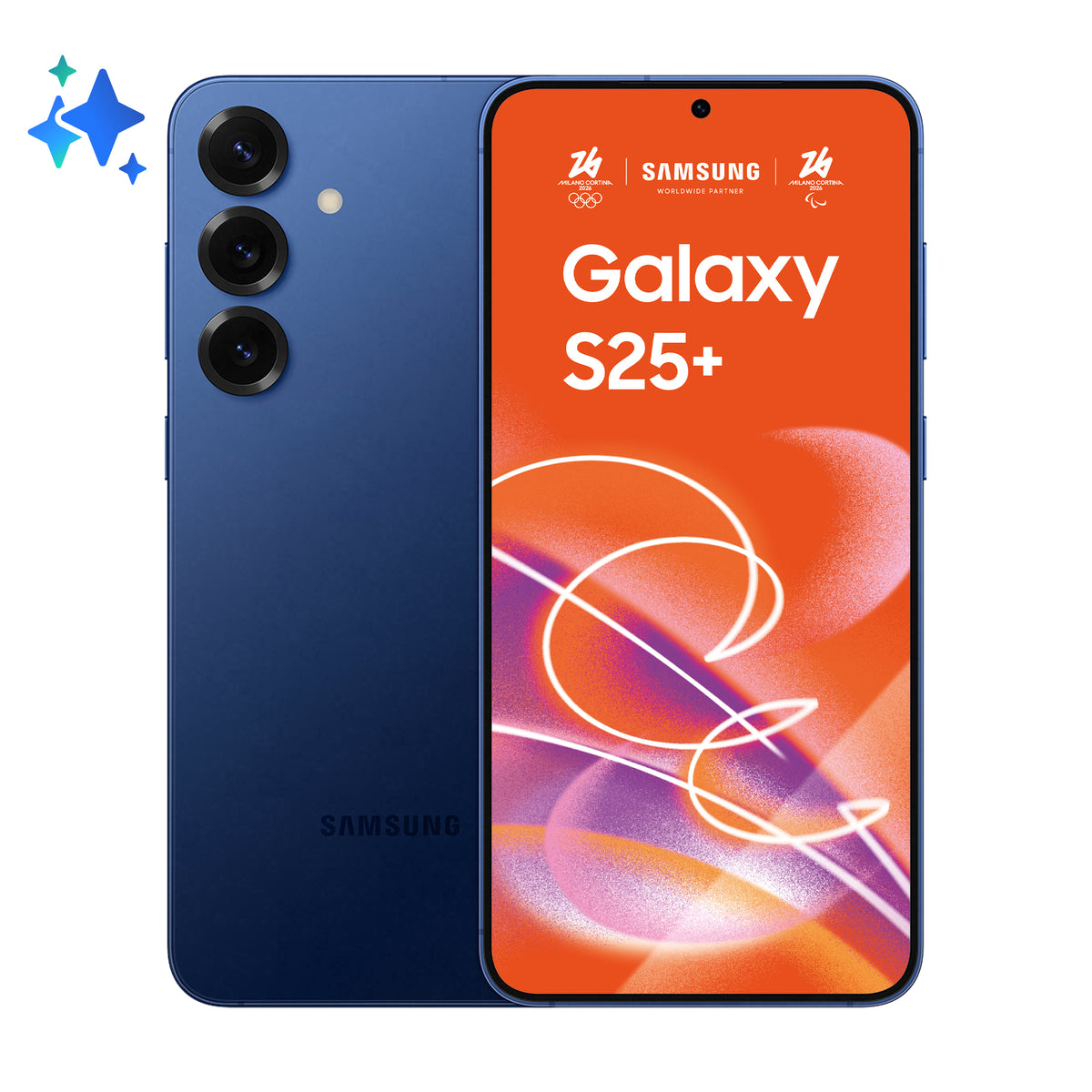 Samsung Galaxy S25+ - 256 GB - Marinblå