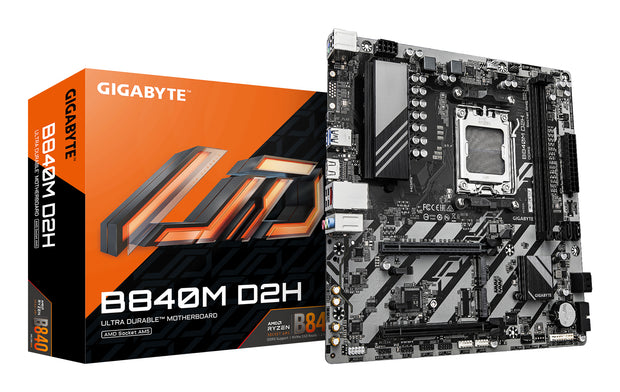 GIGABYTE B840M D2H moderkort AMD B840 AM5-sockel micro ATX