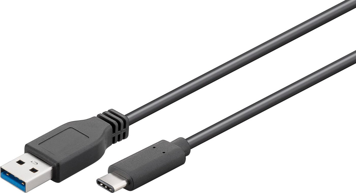 Microconnect USB3.1CA1 USB-kablar USB 3.2 Gen 1 (3.1 Gen 1) 1 m USB A USB C Svart