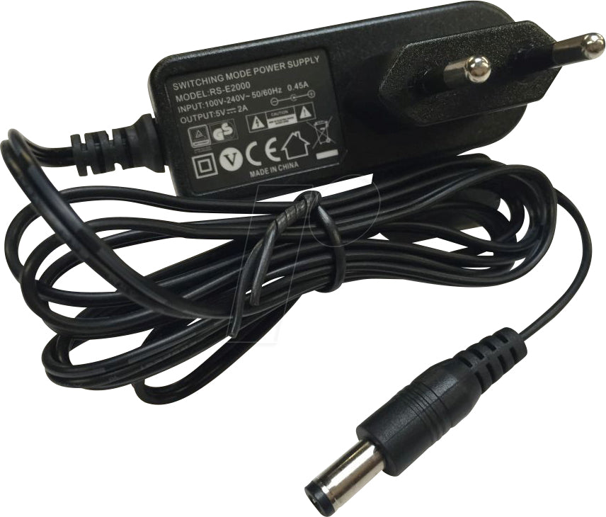 Yealink 600-000-002 eladaptrar inomhus 6 W Svart