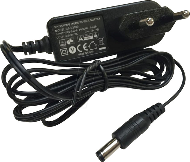 Yealink 600-000-002 eladaptrar inomhus 6 W Svart