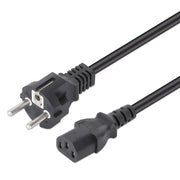Manhattan 353908 strömkablar Svart 1 m CEE7/7 C13 coupler