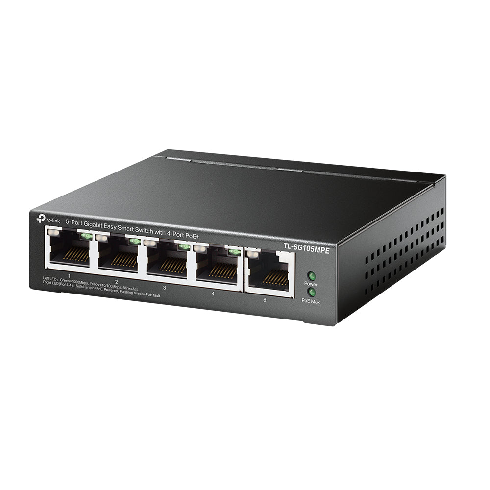 TP-Link TL-SG105MPE nätverksswitchar L2 Gigabit Ethernet (10/100/1000)
