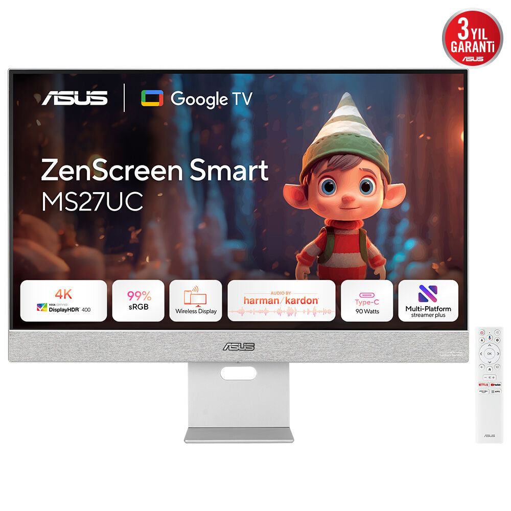 ASUS ZenScreen Smart Monitor MS27UC - 4K