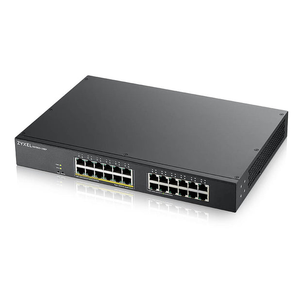 Zyxel GS1900-24EP hanterad L2 Gigabit Ethernet (10/100/1000) Strömförsörjning via