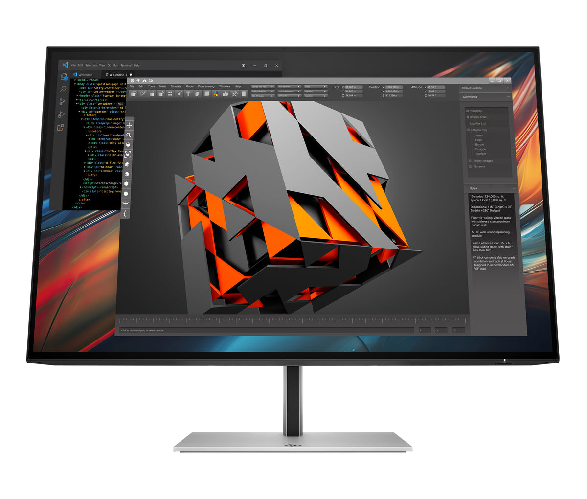 HP Series 7 Pro 24 inch WUXGA USB-C Monitor - FHD