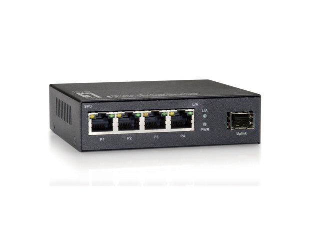 LevelOne GEU-0521 nätverksswitchar Ohanterad Gigabit Ethernet (10/100/1000) Grå