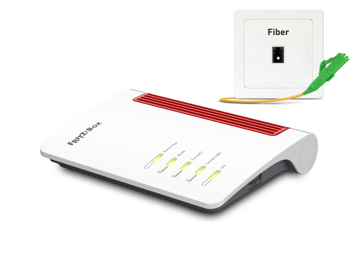 Box FRITZ! 5530 trådlös router Gigabit Ethernet Dual-band (2,4 GHz / 5 GHz) Vit