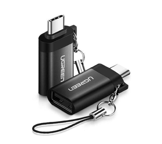 Ugreen 50283 kabelomvandlare (hane/hona) USB C USB A Svart