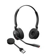 Jabra Engage 55 Headset Trådlös Huvudband Kontor/callcenter Svart