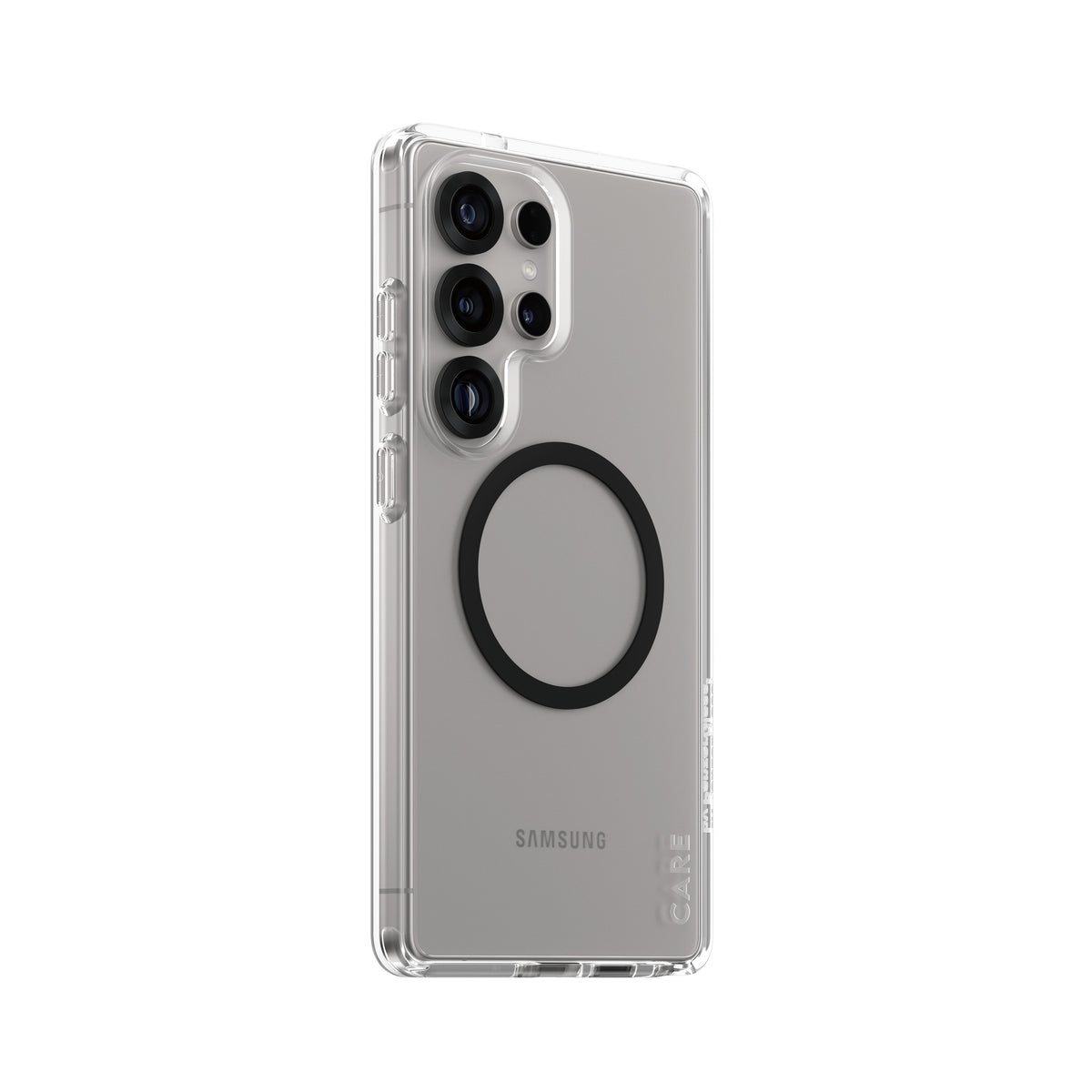 PanzerGlass CARE by Urban Combat Case Transparent w. Black Qi Compatible Samsung