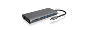 ICY BOX IB-DK4050-CPD Kabel USB 3.2 Gen 1 (3.1 Gen 1) Type-C Antracit