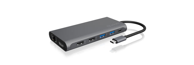 ICY BOX IB-DK4050-CPD Kabel USB 3.2 Gen 1 (3.1 Gen 1) Type-C Antracit