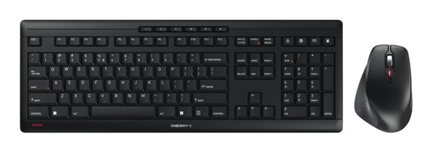 CHERRY JD-8550EU-2 tangentbord Mus inkluderad Hem / Kontor RF Trådlös QWERTY Engelsk