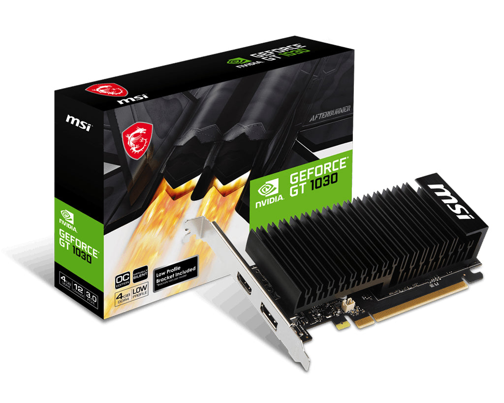MSI GeForce GT 1030 4GHD4 LP OC NVIDIA