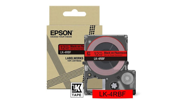 Epson LK-4RBF Svart utskriftsbara Etiketter