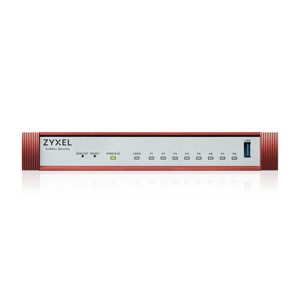 Zyxel USG FLEX 100H hårdvarubrandväggar 3 Gbit/s - 8x1G