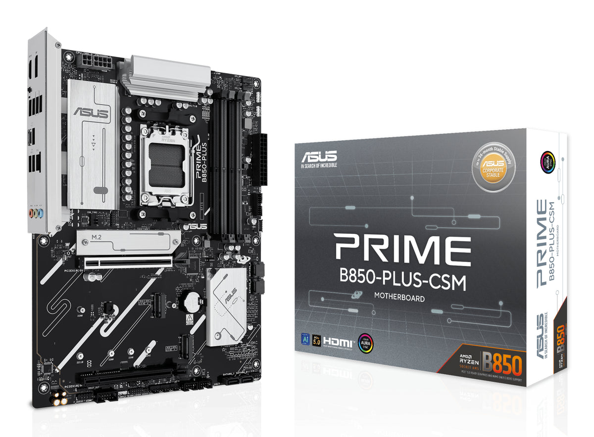 ASUS PRIME B850-PLUS-CSM AMD B850 AM5-sockel ATX