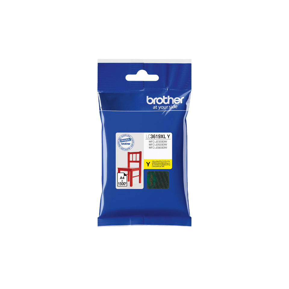 Brother LC-3619XLY bläckpatroner Original Gul