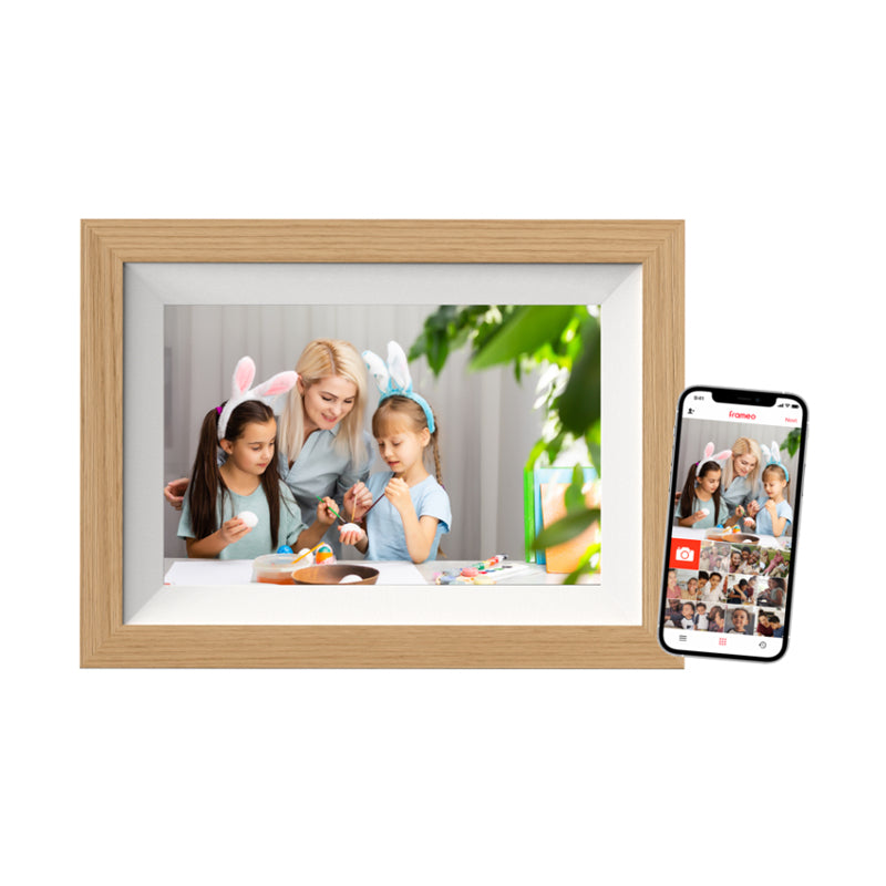 Braun DigiFrame 10W digitala fotoramar Vit