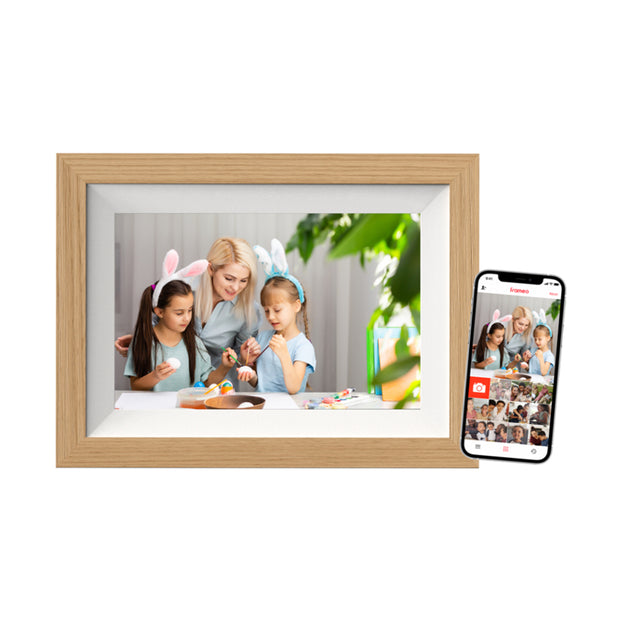 Braun DigiFrame 10W digitala fotoramar Vit