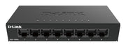 D-Link DGS-108GL Ohanterad Gigabit Ethernet (10/100/1000) Svart