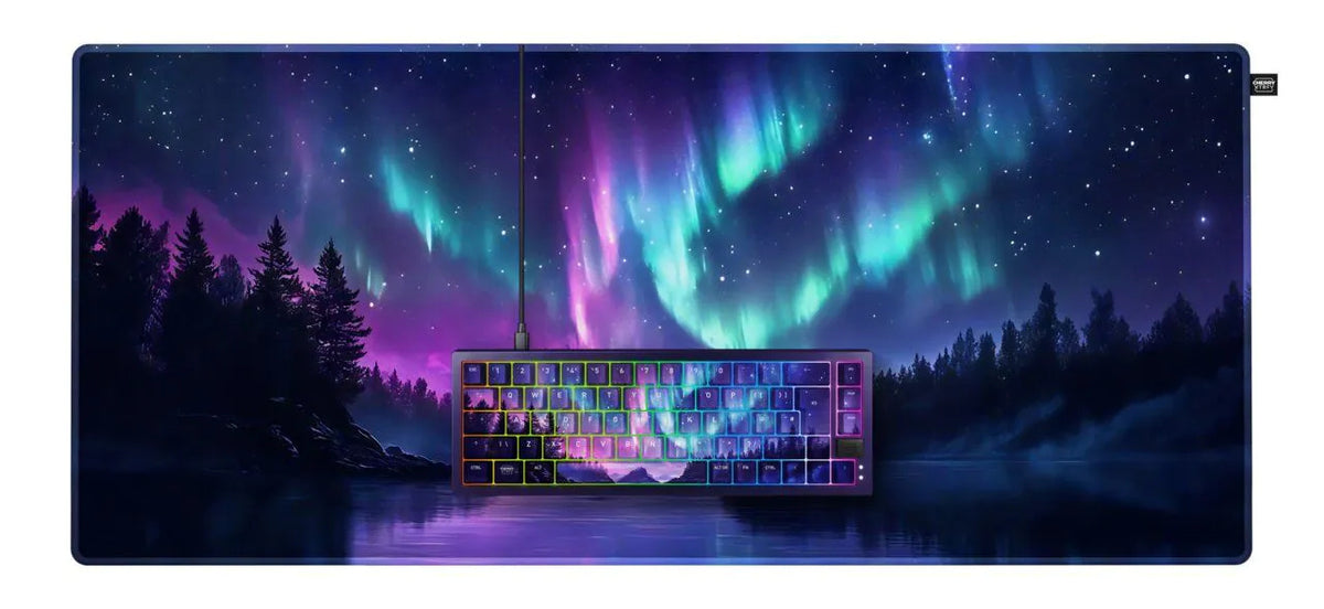 CHERRY NORTHERN LIGHT Bundle tangentbord Hem USB QWERTZ tyska Multifärg