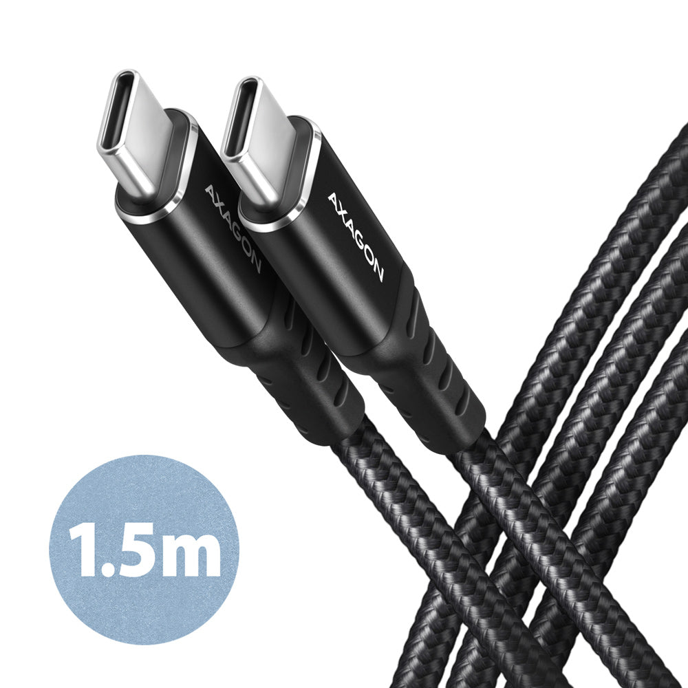 Axagon Data and charging USB 2.0 cable 1.5 m long. PD 60W