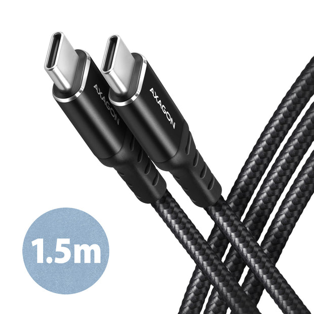 Axagon Data and charging USB 2.0 cable 1.5 m long. PD 60W