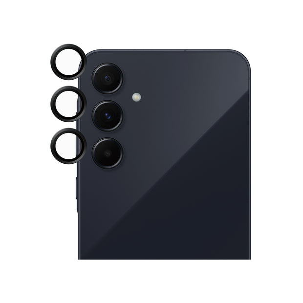 PanzerGlass SAFE. by Camera Lens Protector Black Samsung Galaxy A55 5G Genomskinligt skärmskydd