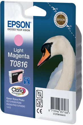 Epson T0816 bläckpatroner Original Hög (XL) avkastning Ljus Magenta