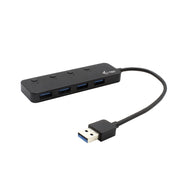 i-tec U3CHARGEHUB4 gränssnittshubbar USB 3.2 Gen 1 (3.1 Gen 1) Type-A 5 Mbit/s Svart