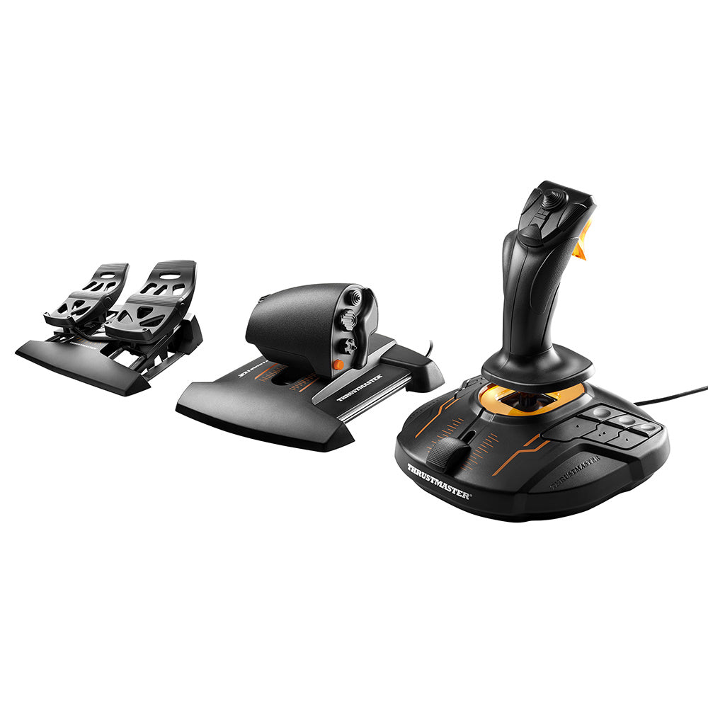 Thrustmaster T.16000M FCS Flight Pack Svart USB Flykt Sim Analog / Digital PC